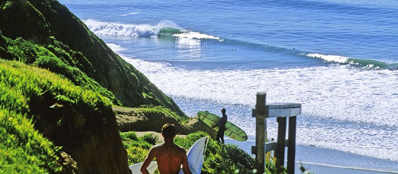 Серфинг волны. Blacks beach